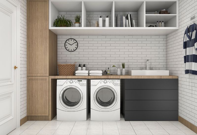 Overhead Laundry Cabinets